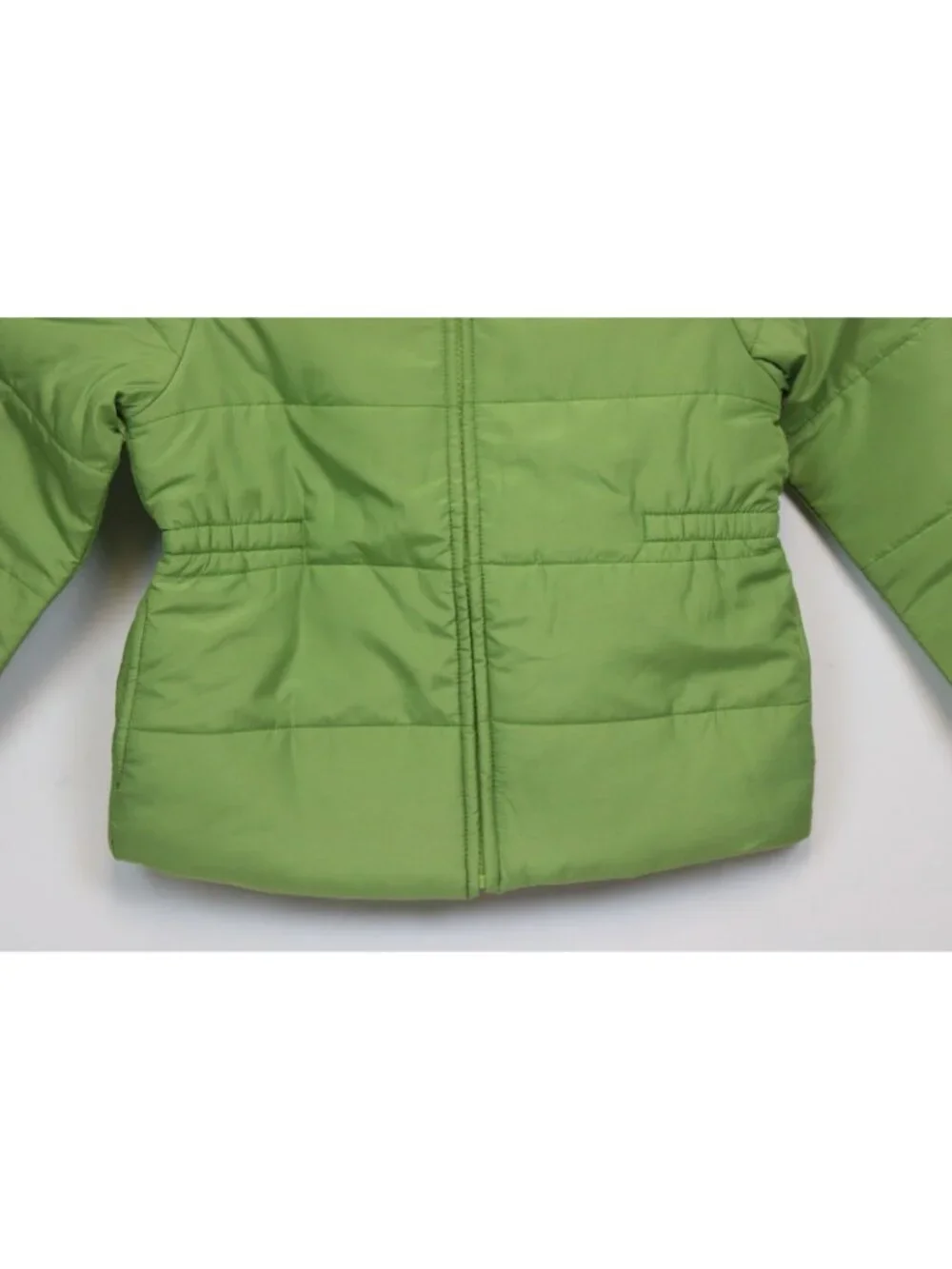 2007 Gymboree Cupcake Cutie Puffer Jacket Coat sz Med 7/8 NWT Green Hoodie Winte